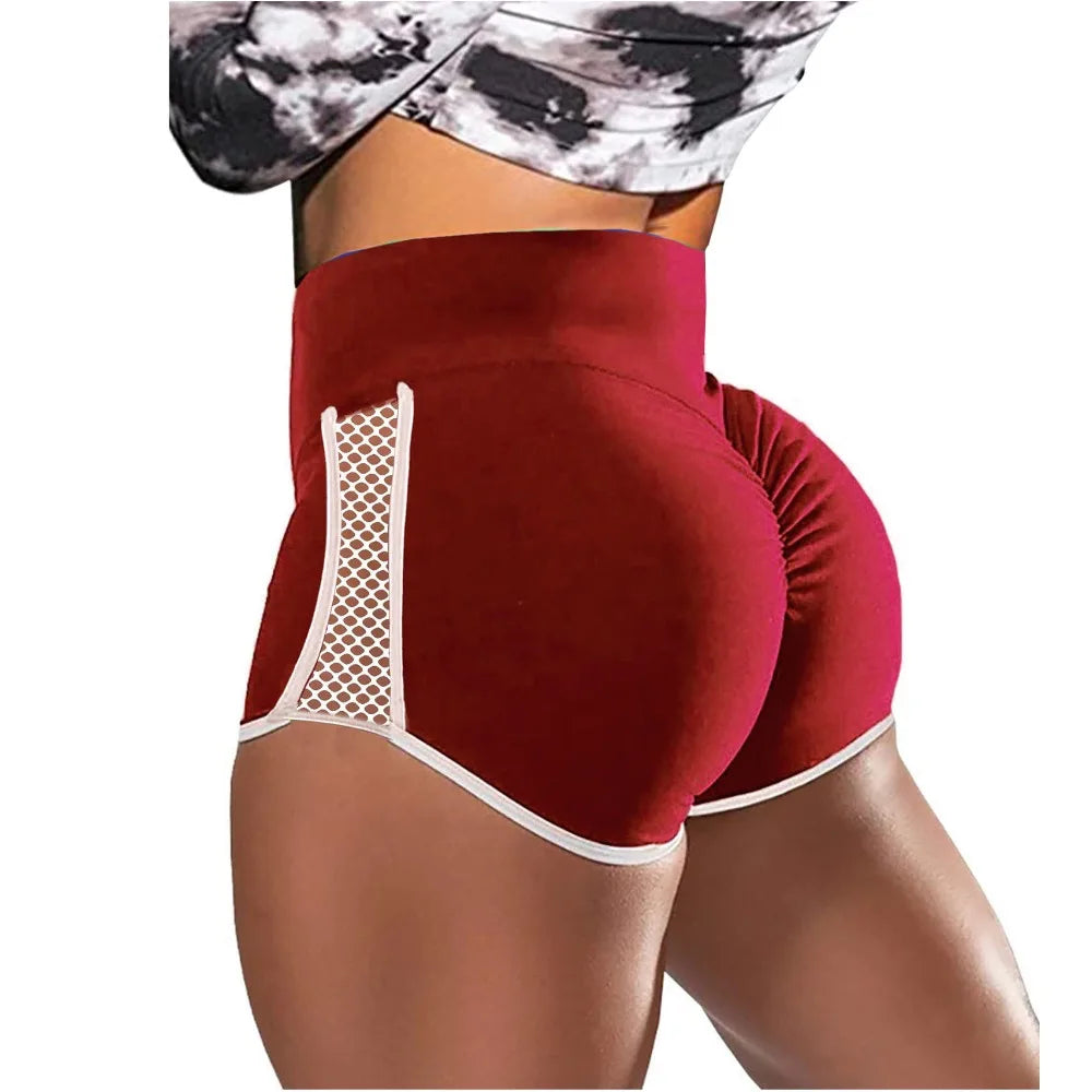 High Waist Sport Shorts Quick-Drying