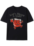 Retro High Street Short-sleeved T-shirt