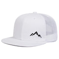 Unisex Mountain Embroidery Net Hat