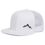Unisex Mountain Embroidery Net Hat