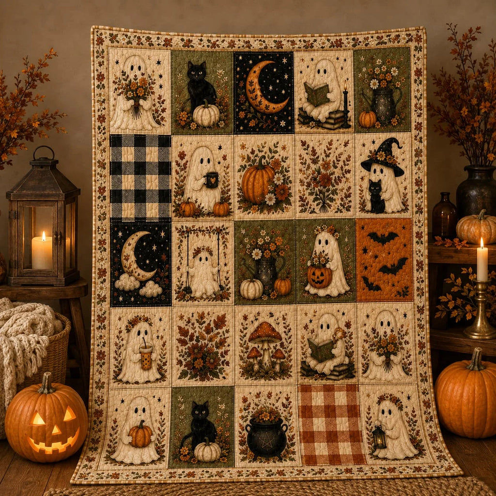 Halloween Quilt Blanket