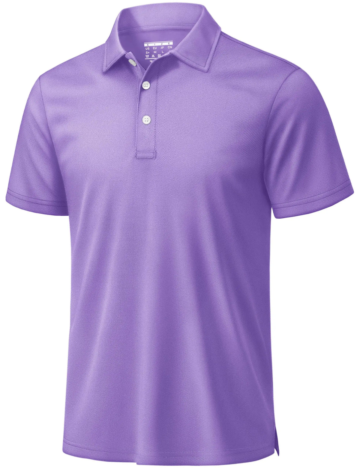 Men's 3 Buttons Polo Shirts Short Sleeve Quick Dry Golf Shirt Performance Polo with Collar Casual Work Athletic T-Shirt