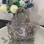 Clear Rhinestone Handbag