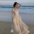 Sling Ruffled Dress