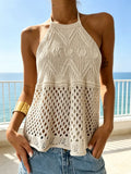 Wool Knitted Halter Top