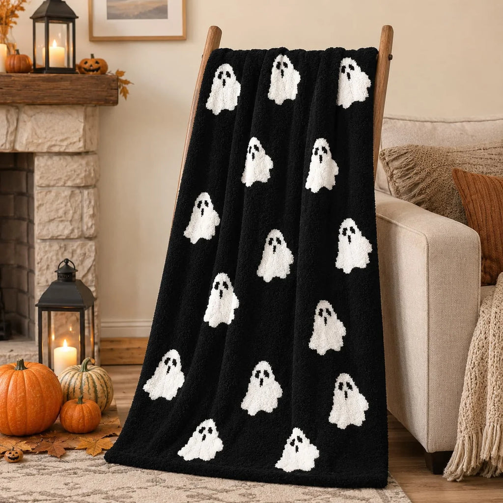Halloween Ghost Throw Blanket
