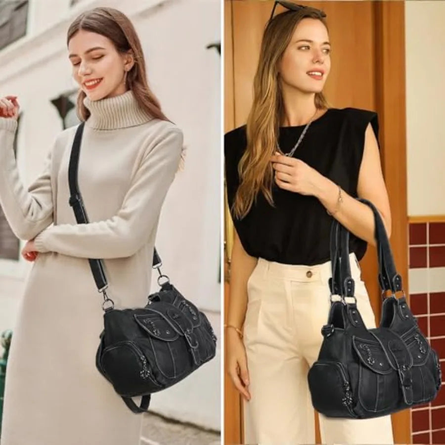 Angel Kiss Hobo Bags Vegan Leather