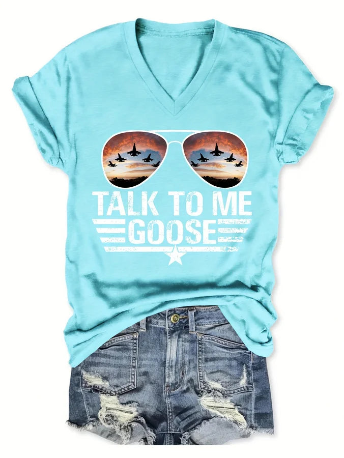 Talk To Me Goose T-shirt