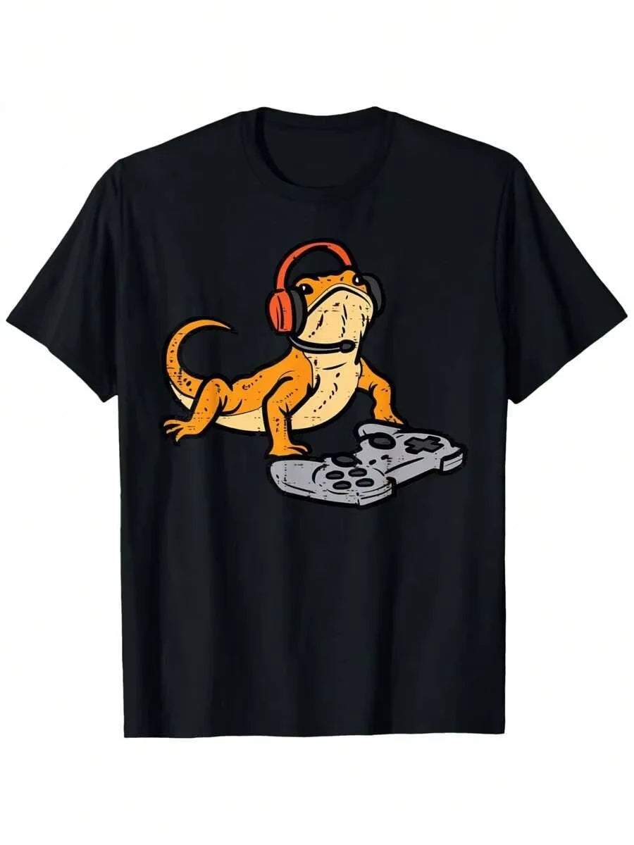 Bearded Dragon Video Gaming T-Shirt