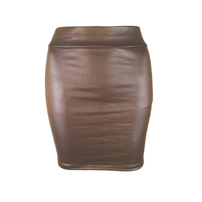 Mini Skirts High-waist Slim
