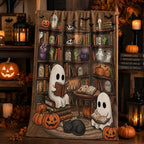 Ghost Reading Blanket for Book Lovers