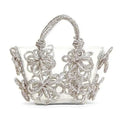 Clear Rhinestone Handbag