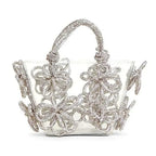 Clear Rhinestone Handbag
