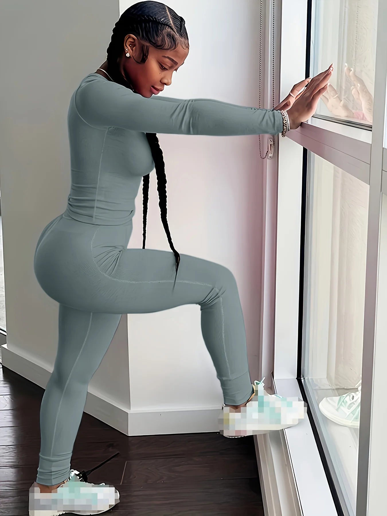 Long sleeves  and Leggings Set