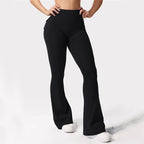 Yoga Tummy-Control Wide-Leg Leggings