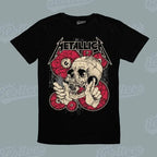 METALLICA Skull Grenade Cross-Bone Band Tee T-Shirt