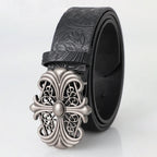Bohemian Style-Chic Black PU Leather Belt
