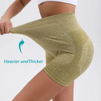 High Waist Fitness Biker Shorts