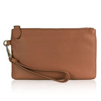 Genuine Leather Wristlet Clutch
