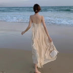 Sling Ruffled Dress