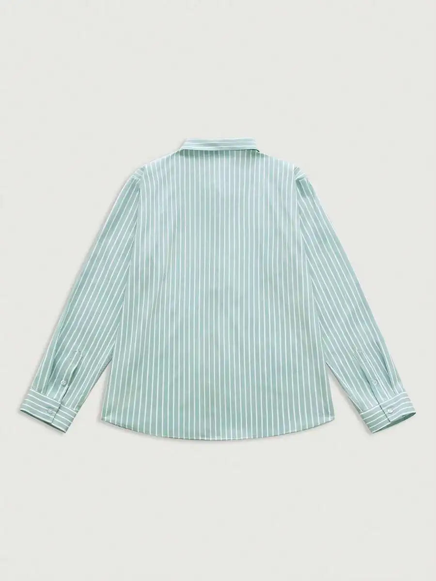 Mint Green Long Sleeve Shirt