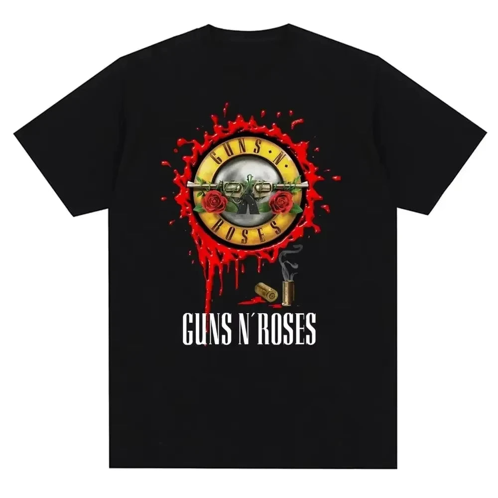 Guns N Roses Graphic Print T Shirt
