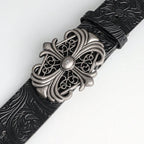 Bohemian Style-Chic Black PU Leather Belt