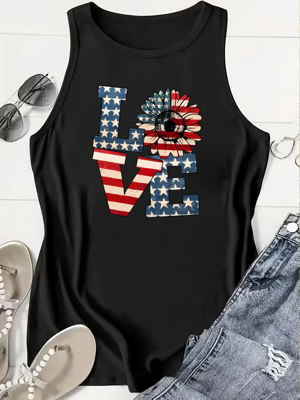 Independence Day Women's Plus Size top,