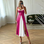 Spliced Suspender Dress