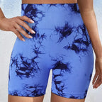 Tie-Dye Yoga Shorts