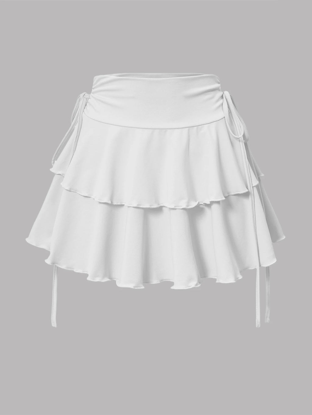 Slim Fit Elastic Waist Short Skirt