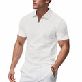 Short Sleeve Polo V Neck