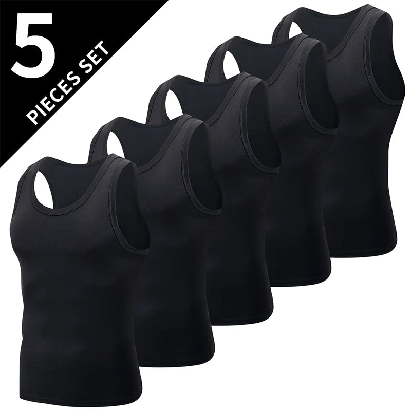 Sleeveless Fitness Vest Slim Tight Fit