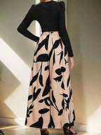 High Waist Floral Print Wide-Leg Pants
