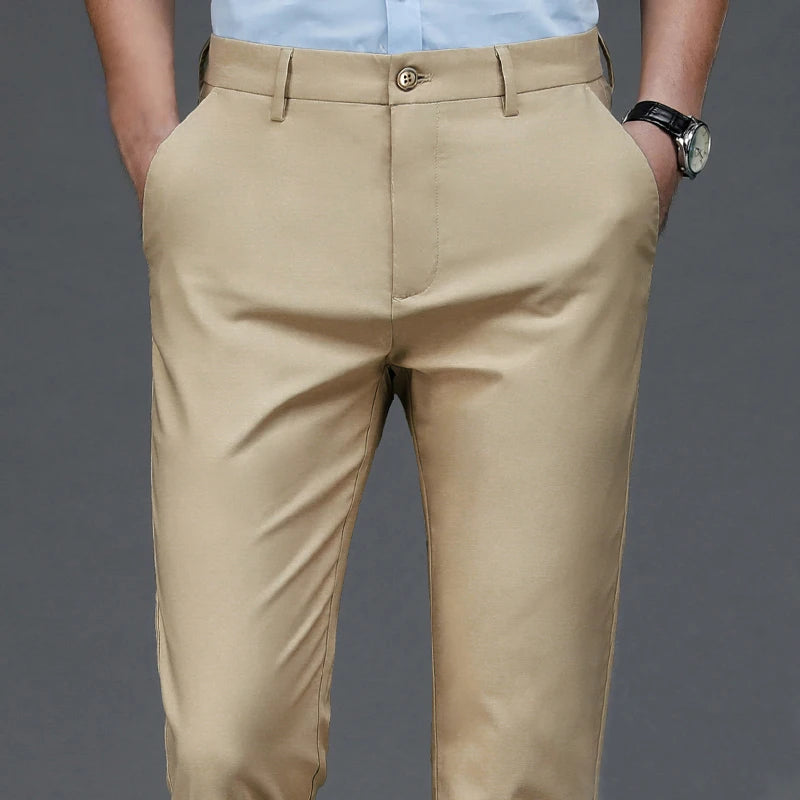 Casual Men's Trousers Quick Dry Suit Pants