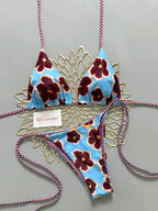 2pcs Retro Floral Bikini