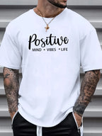 Positive Print  T-shirt