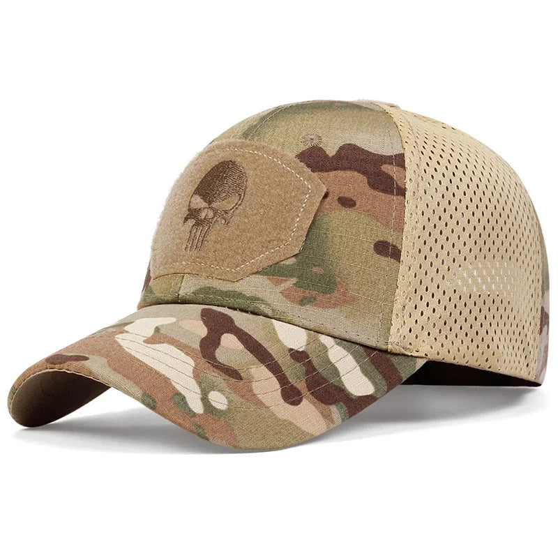 Unisex Skull Breathable Baseball Caps