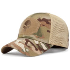 Unisex Skull Breathable Baseball Caps