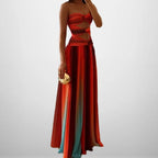 Gradient Color Long Dress