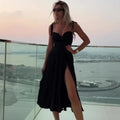 Spliced Suspender Dress