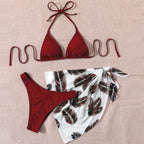 Three-piece High-waist Swimsuit