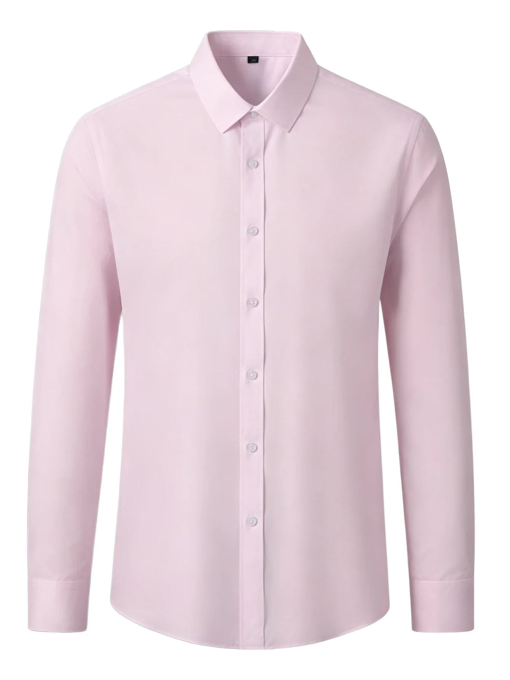 Solid Color Long Sleeve Slim Fit