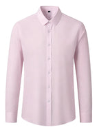 Solid Color Long Sleeve Slim Fit
