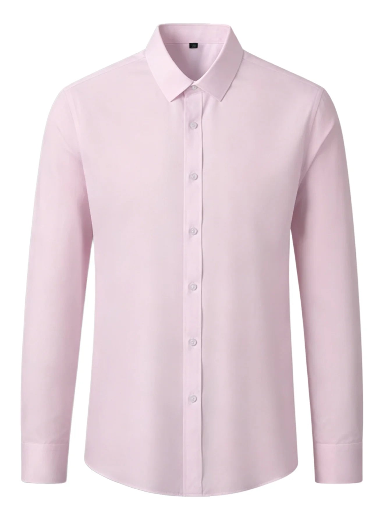 Solid Color Long Sleeve Slim Fit