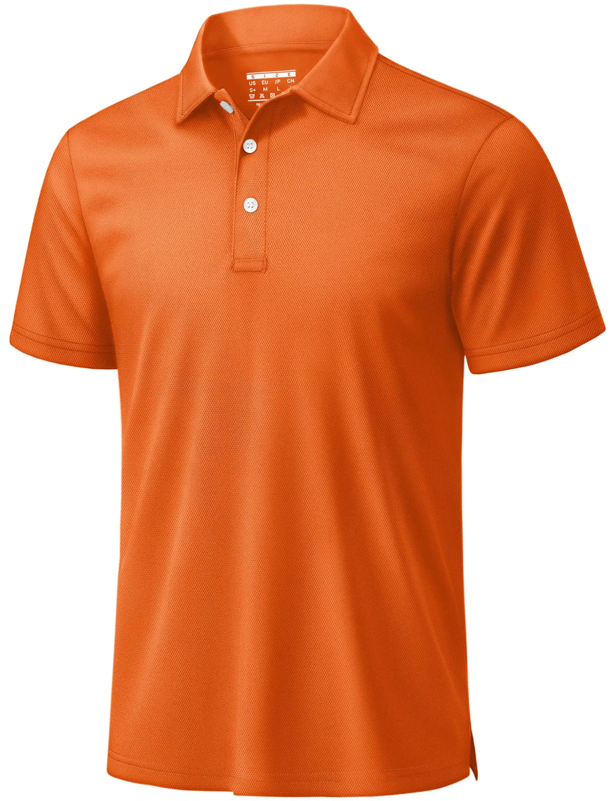 Men's 3 Buttons Polo Shirts Short Sleeve Quick Dry Golf Shirt Performance Polo with Collar Casual Work Athletic T-Shirt