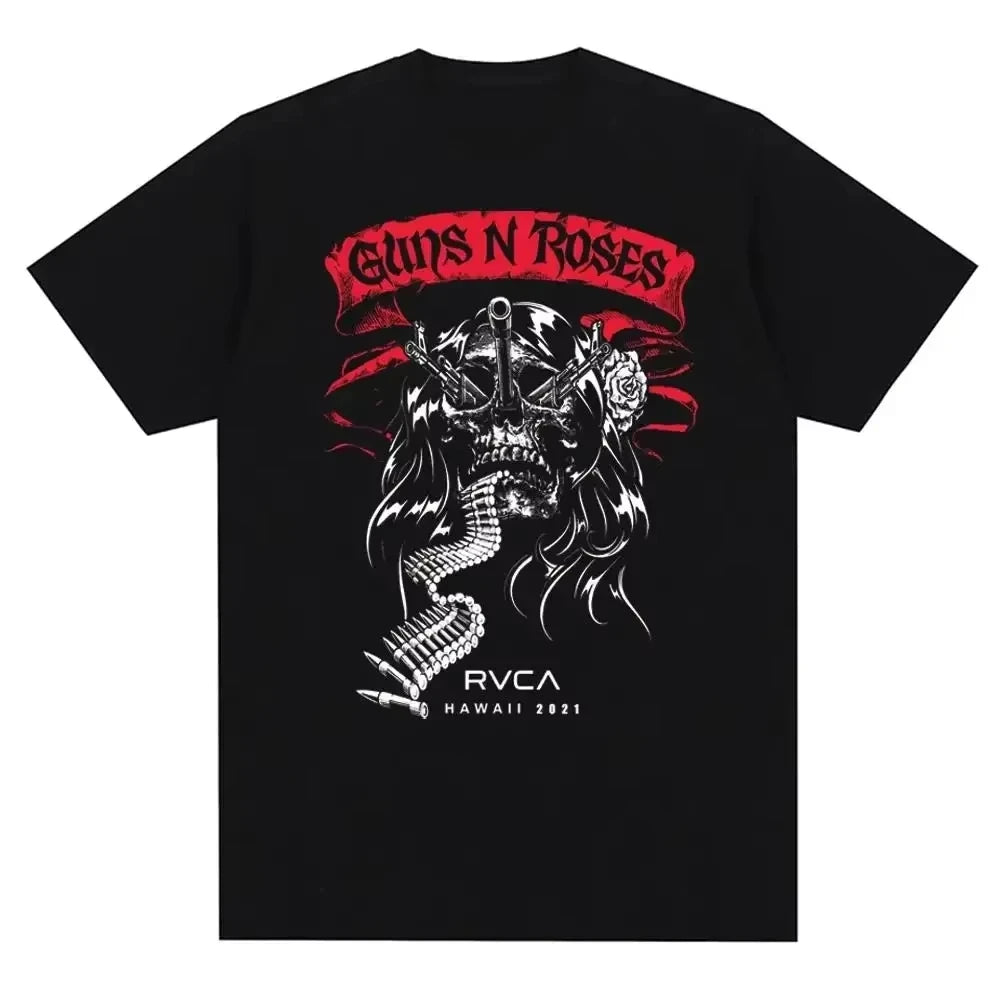 Guns N Roses Graphic Print T Shirt