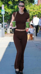 Two-piece Sports Leisure Yoga Set