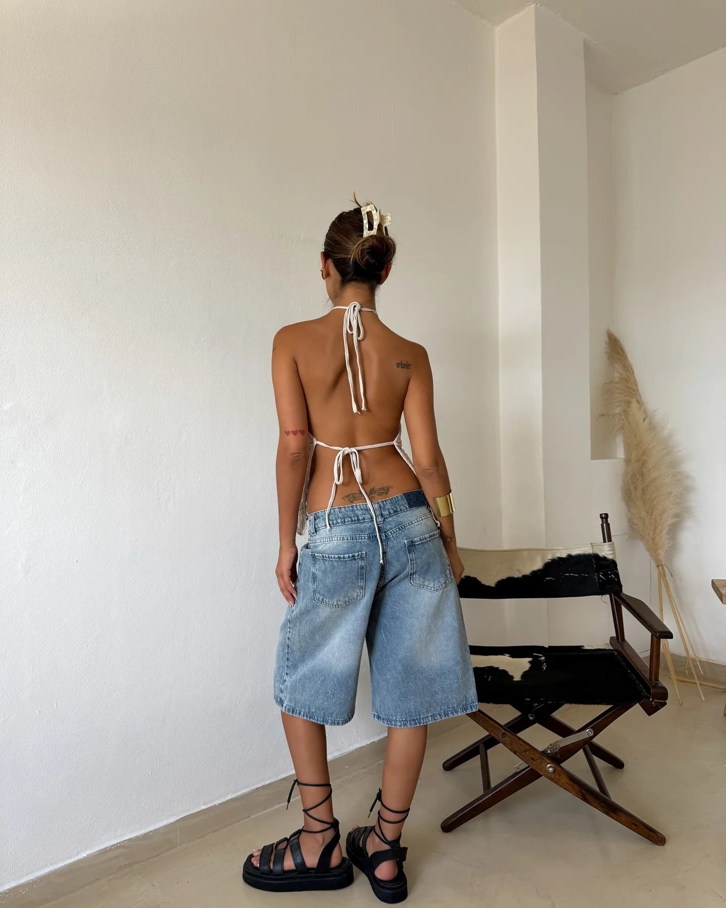 Wool Knitted Halter Top