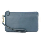 Genuine Leather Wristlet Clutch
